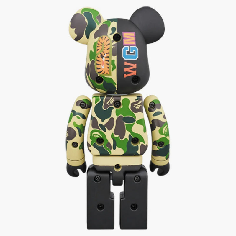 Bearbrick X BAPE Superalloy ABC Camo Shark 200%