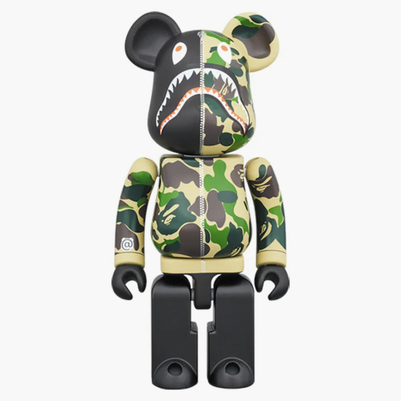Bearbrick X BAPE Superalloy ABC Camo Shark 200%