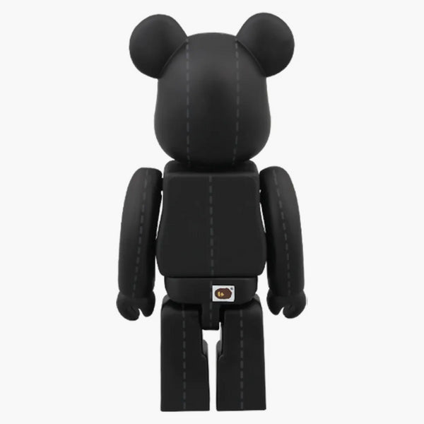 Bearbrick X Bape X 24karats 100% Black