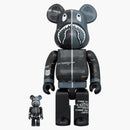 Bearbrick X Bape X Comme Des Garcons Camo Shark 100% & 400% Set