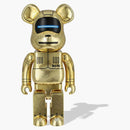 Bearbrick X Bape X Hajime Sorayama Baby Milo 1000% Gold