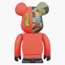 Bearbrick X Bape 1st Camo Shark 1000% red