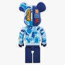 Bearbrick X Bape Camo Shark 2018 version 1000% Blue