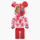 Bearbrick x Bape Camo Shark 2018 verze 1000% růžová