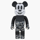 Bearbrick X Bape Mickey Mouse Monotone 1000%