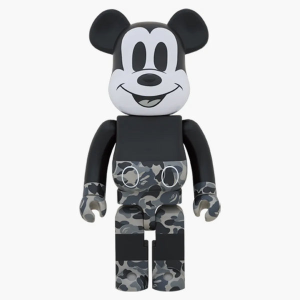 Bearbrick X Bape Mickey Mouse Monotone 1000%