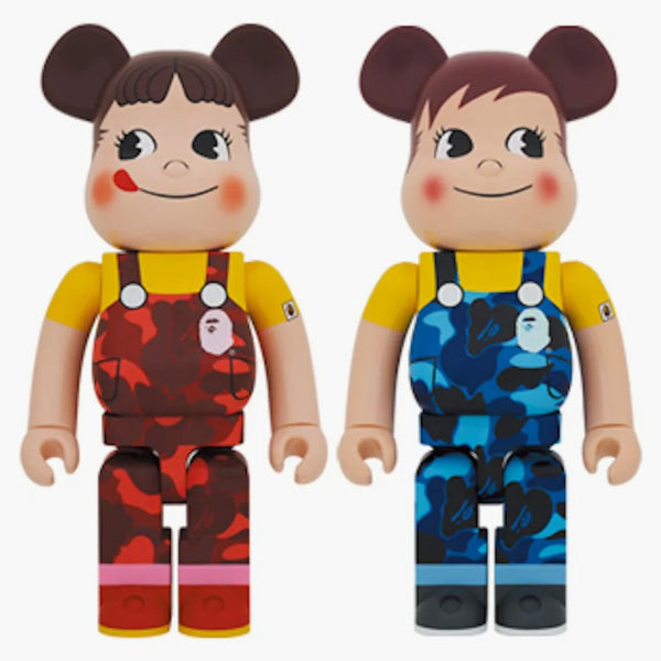 Bearbrick x Bape Peko-chan a Poko-chan 1000% sada