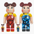 Bearbrick x Bape Peko-chan e Poko-chan 100% e 400% Set di 4