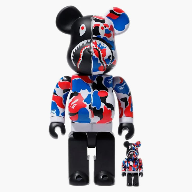 Bearbrick x Bape Shark London Store 100% & 400% sada