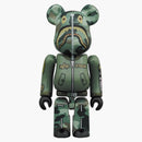 Bearbrick X Bape X Alpha Industries 100% & 400% Set