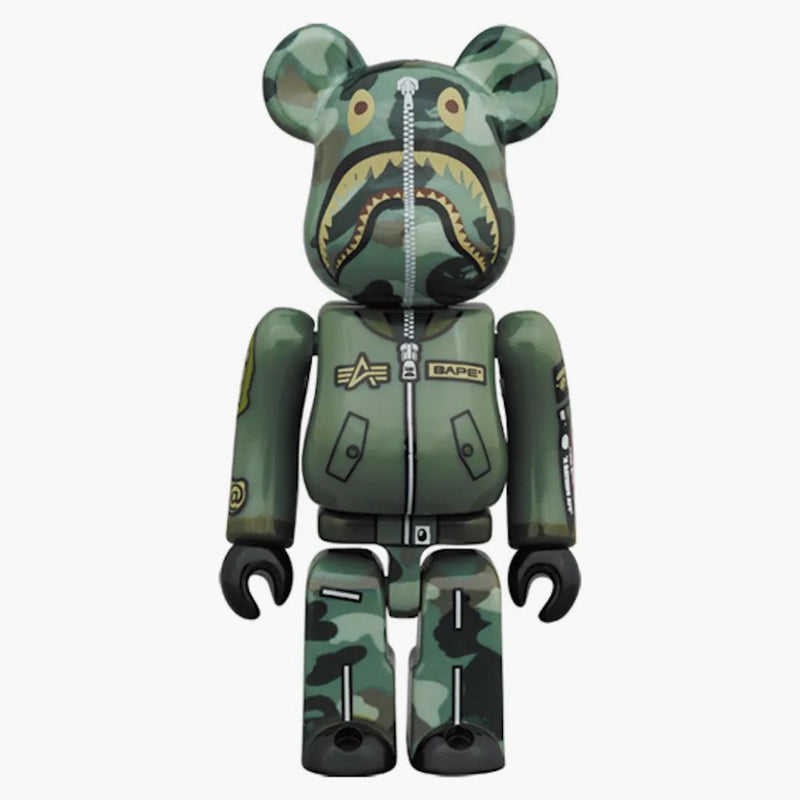 Bearbrick x Bape x Alpha Industries 100% & 400% sada