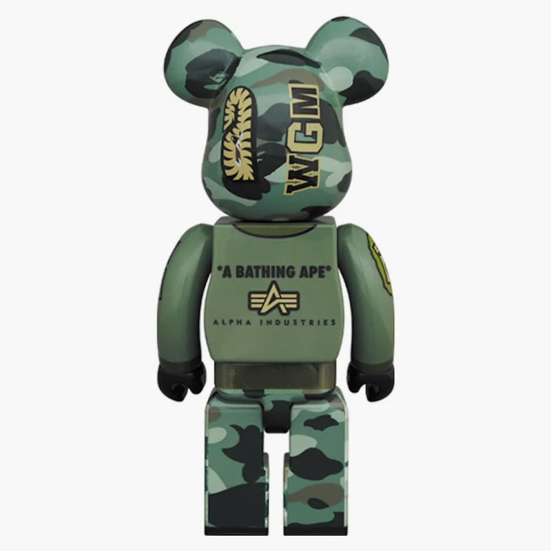 Bearbrick x Bape x Alpha Industries 100% & 400% sada