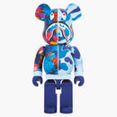 Bearbrick X Bape X Mika Ninagawa Shark 1000% Blue