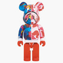 Bearbrick X Bape X Mika Ninagawa Shark 1000% pink