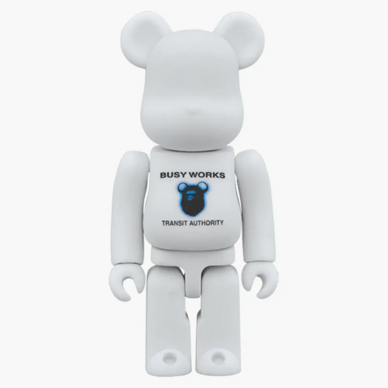 Bearbrick x Bape x Stash 100% bílá
