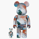 Bearbrick X Benjamin Grant (overview) Lake Natron 100% & 400% set