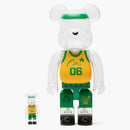Bearbrick X Bodega X Nba Worldwide Respect Boston Celtics 100% & 400% Set