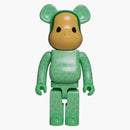 Bearbrick x coagula melone 1000% verde