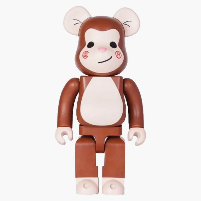 BEARBRICK X CLOT Monkey Edison Chen Juice 400% marrone