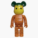 Bearbrick X Clot Pineapple 1000% TAN