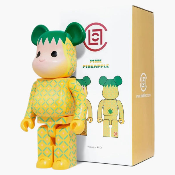 BEARBRICK X CLOT Summer Fruits Pinanco rosa 1000%