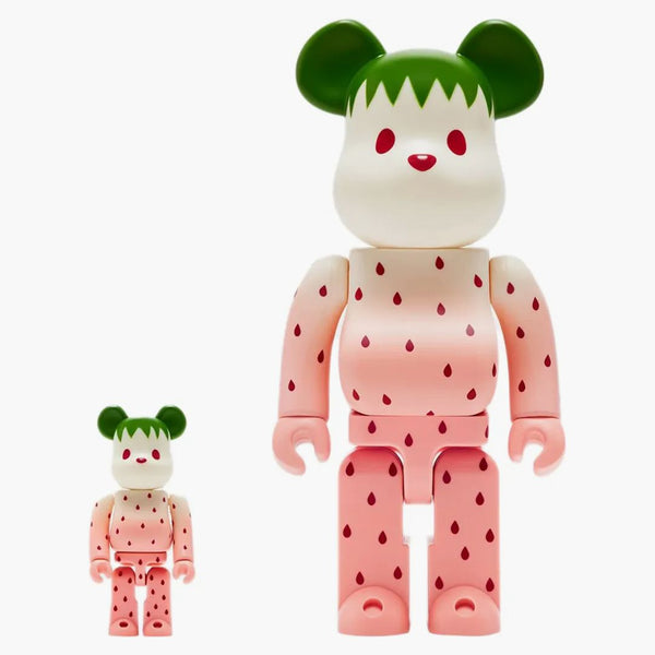 Bearbrick X sraženina Summer Fruits Snow Strawberry 100% & 400% sada