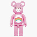Bearbrick X Care Bears Cheer Bear 1000% pink
