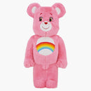 Bearbrick X Care Bears Cheer Bear Costume Ver. 1000% Pink