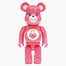 Bearbrick X Care Bears Secret Bear 400% Pink