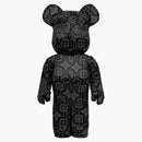 Bearbrick X sraženina x nike 1000% černé hedvábí