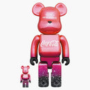 Creazioni Bearbrick X Coca-Cola 100% e 400%