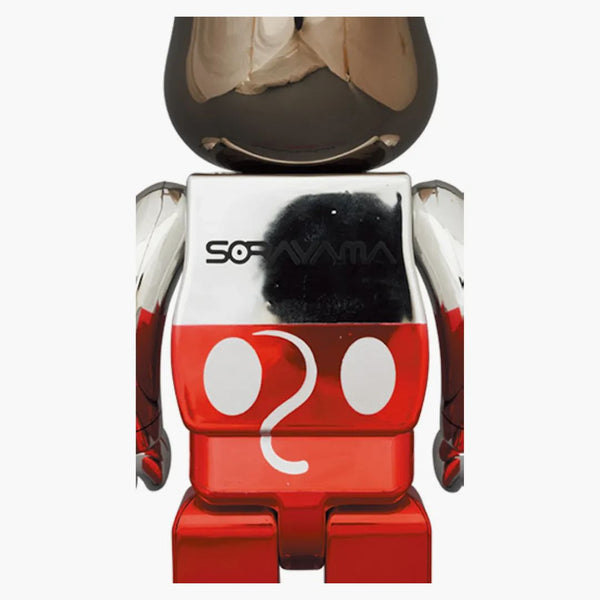 Bearbrick x Hajime Sorayama x Disney Future Mickey Mouse (2. barva ver.) 100% a 400% sada