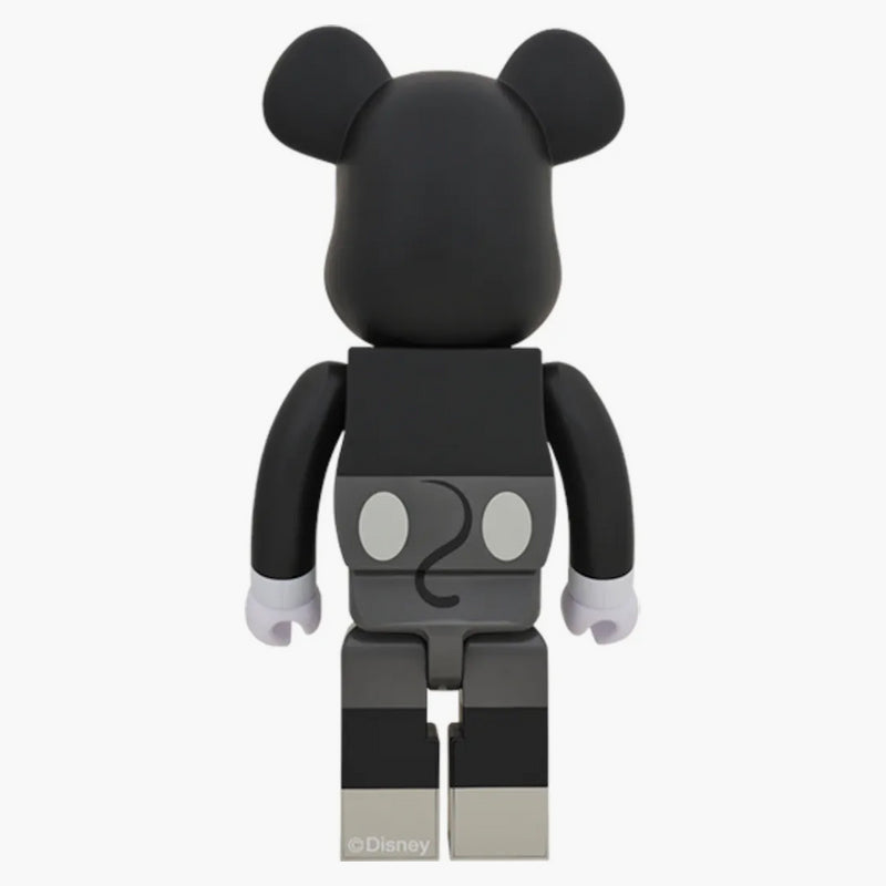 Bearbrick X Disney Mickey Mouse B&w Version 1000% Multi