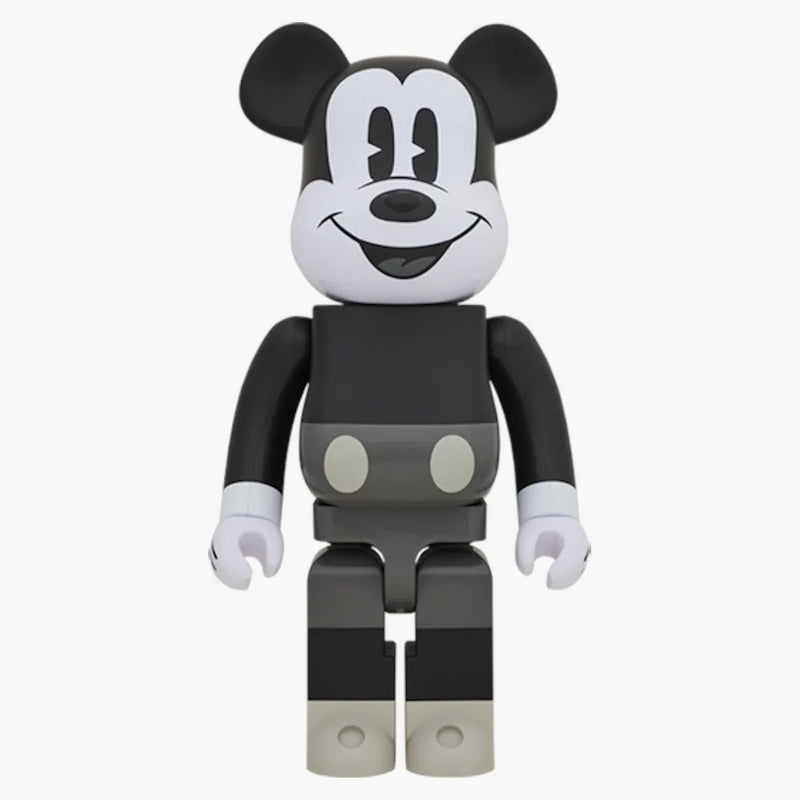 Bearbrick X Disney Mickey Mouse B&w Version 1000% Multi