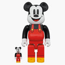 Bearbrick X Disney Mickey Mouse Boat Builders 100% & 400% Set
