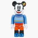 Bearbrick x Disney Topolino (Brave Little Tailor) 100% e 400% Set