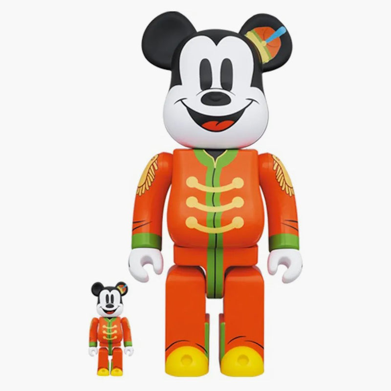 Bearbrick x Disney Mickey Mouse (koncert kapely) 100% a 400% sada