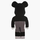 Bearbrick X Disney Mickey Mouse Vintage version 1000% Black/White