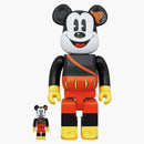 Bearbrick X Disney Mickey The Bard 100% & 400% Set