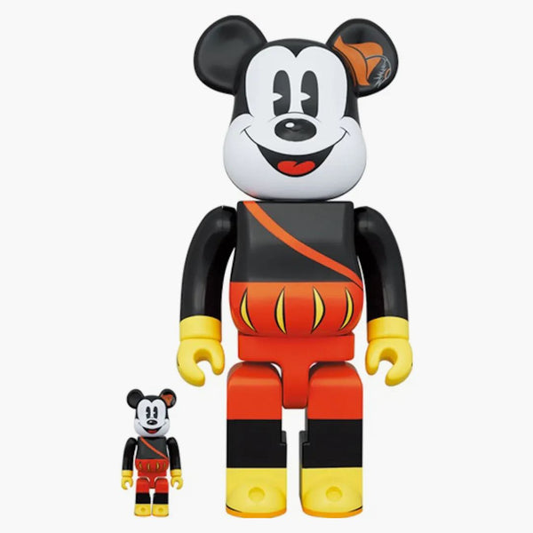 Bearbrick x Disney Mickey The Bard 100% & 400% Set