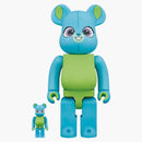 Bearbrick x Disney Pixar Toy Story 4 Bunny 100% e 400% Set