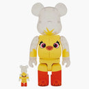 Bearbrick x Disney Pixar Toy Story 4 Ducky 100% e 400% Set