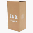 Bearbrick X End. 1000% White Marble