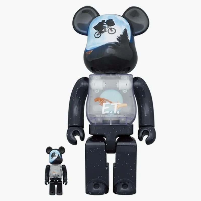 Bearbrick x E.T. Rozsvítí se ver. 100% a 400% sada