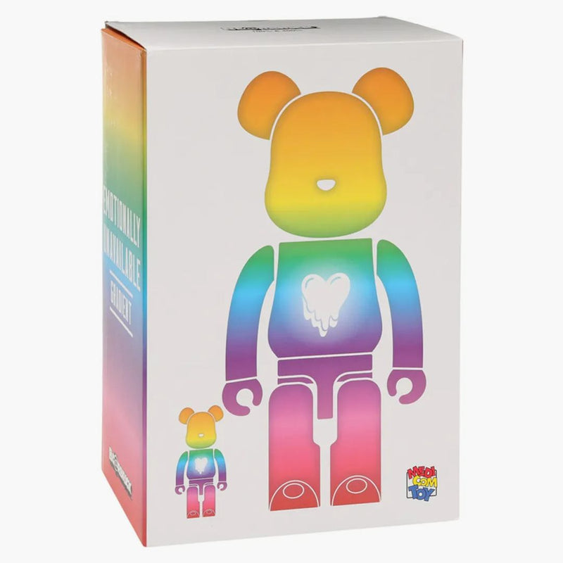 Hearbrick x Emotiversantary Implailable Gradient Heart 100% e 400% Set Multi