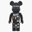 Bearbrick x F.C.R.B. X MLB (logotipos del equipo) 1000%