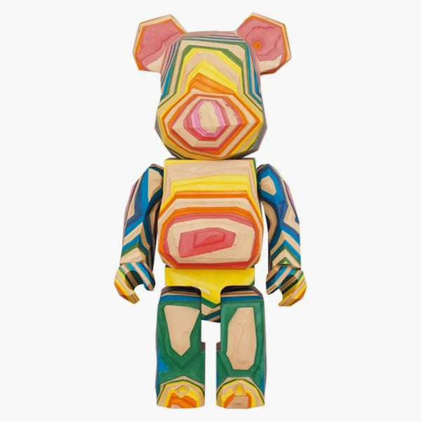 Design fragmentu Bearbrick X Karimoku Haroshi Vertical Polygon (2G Exkluzivní) 400%