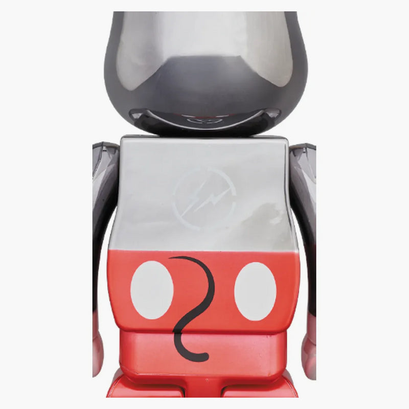 Bearbrick X Fragment Mickey Mouse Color Version 100% & 400% Silver