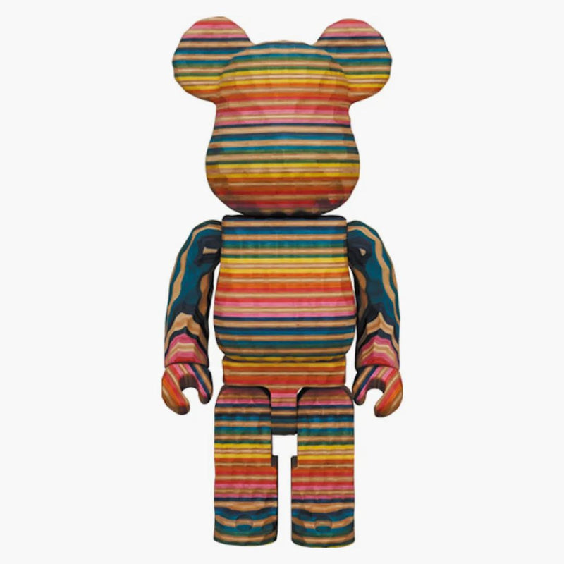 Bearbrick x Fragment x Haroshi Karimoku (rzeźbiony drewniany) 400%