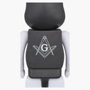Bearbrick X Freemasonry X Fragment 1000% Black